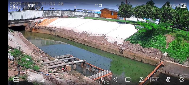 漯河高新区污水处理厂抽水处天视通无线4G球机实拍案例