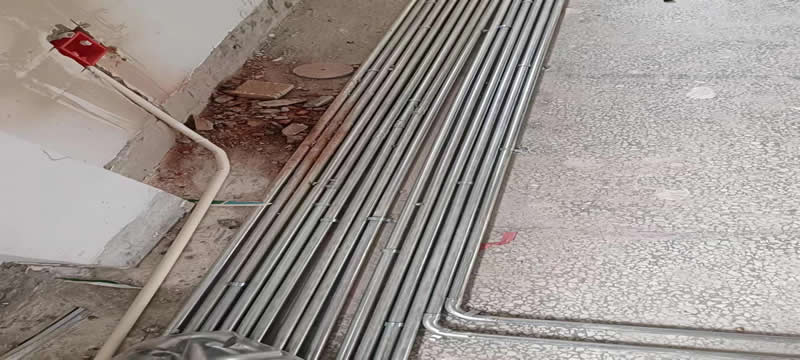 中国邮政漯河长江路分公司JDG钢管弱电工程