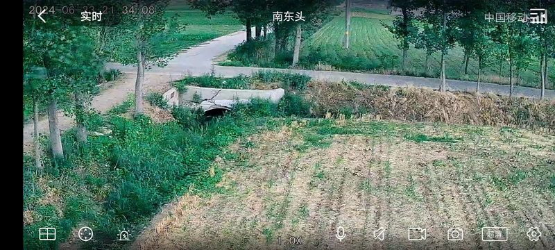 漯河市召陵区邓襄镇洼张村后地太阳能4G臻全彩球机