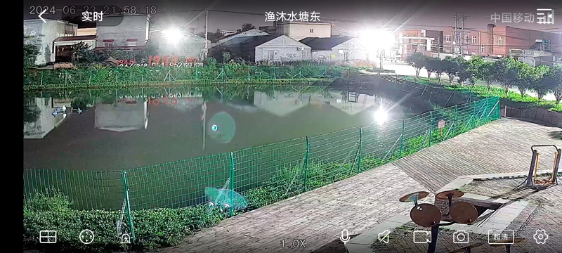 漯河市召陵区邓襄镇韩店村鱼塘4G球机