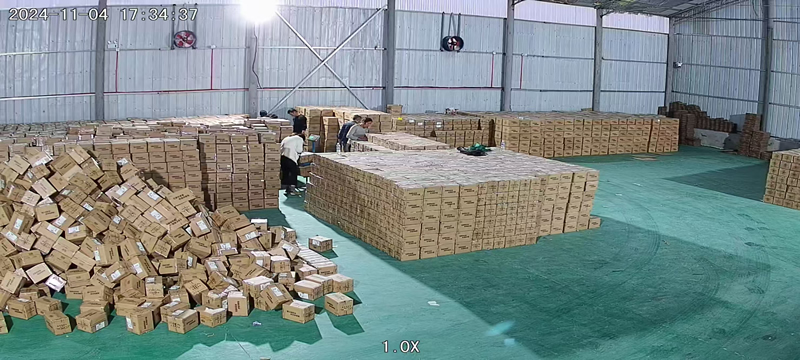 工厂仓库实拍AVIEW阿里云无线臻全彩球机录像机