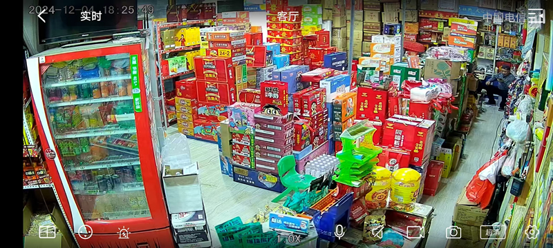 漯河市某超市WIFI/4G无线球机aview