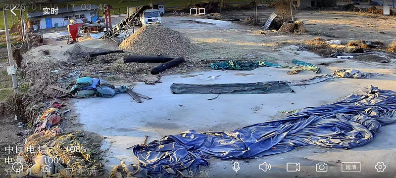 漯河市王庄村粮食打包场太阳能4G免流量费